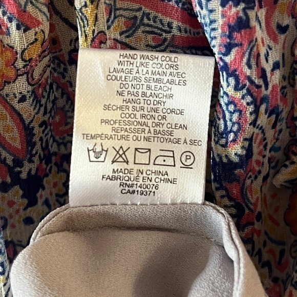 NWT GENERATION LOVE Mirabelle Mosaic Dress Mosaic Paisley with Slip Size‎ Medium - Picture 12 of 16